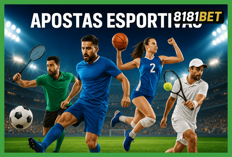 Apostas esportivas no cassino online 8181BET